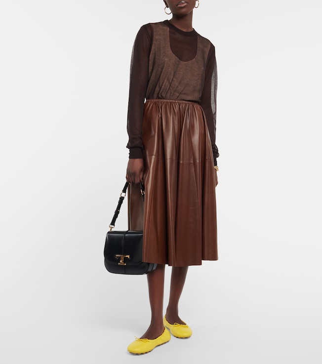 Tod's Sheer cotton-blend sweater