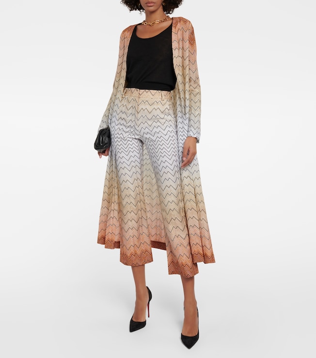 Missoni Zig Zag jersey flared pants