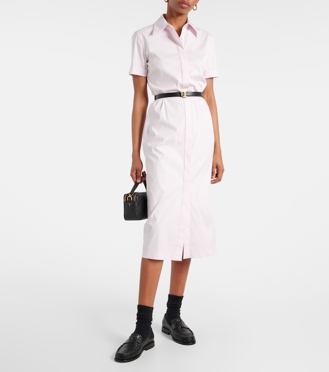 Tod's Cotton-blend shirt dress