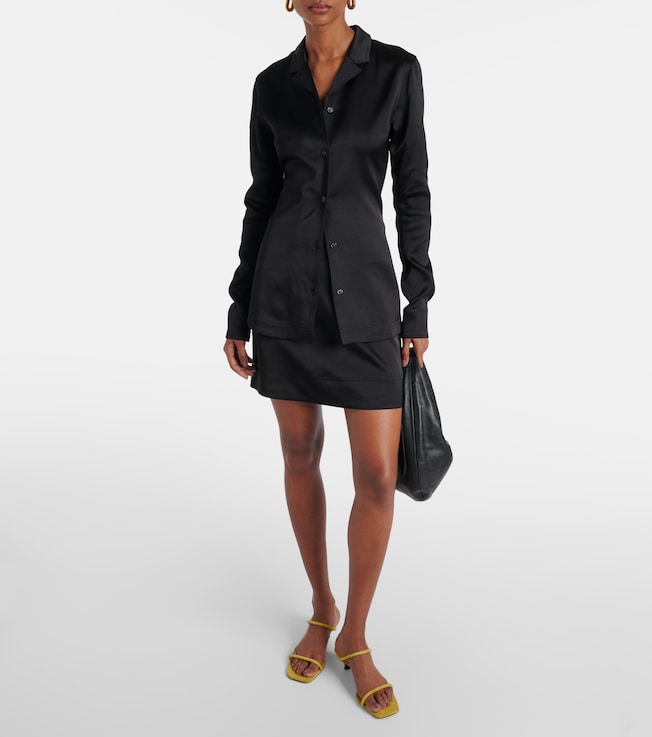 TOTEME Satin miniskirt