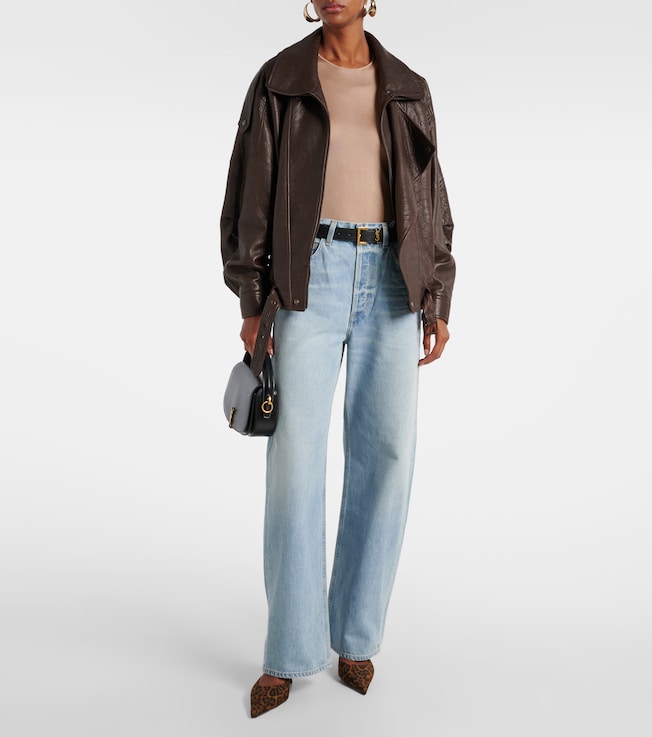 Citizens Of Humanity Gwendoline Scrunch high-rise wide-leg jeans