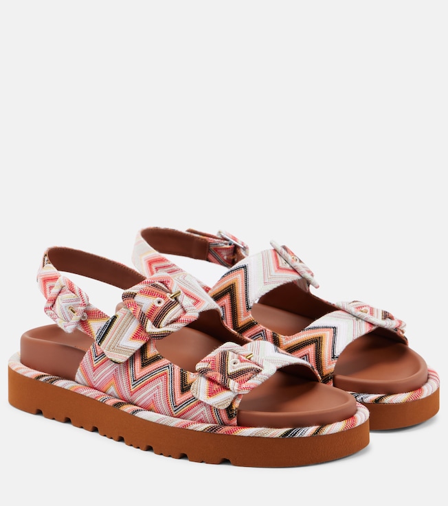 Missoni Mia raschel sandals