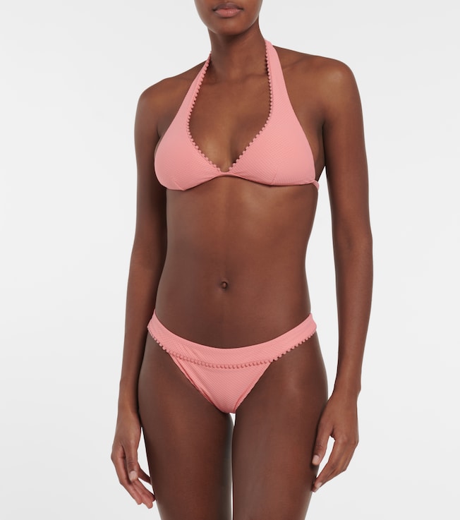 Heidi Klein Rosa Polyantha halterneck bikini top