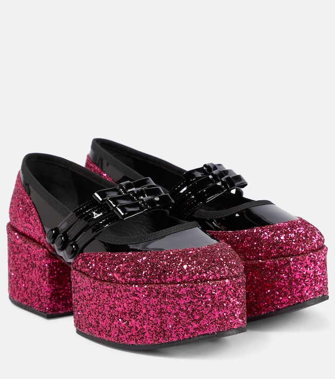 Noir Kei Ninomiya x Repetto platform mary janes