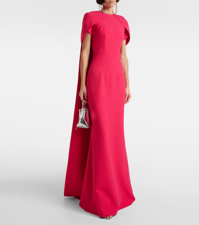 Safiyaa Ginkgo caped gown