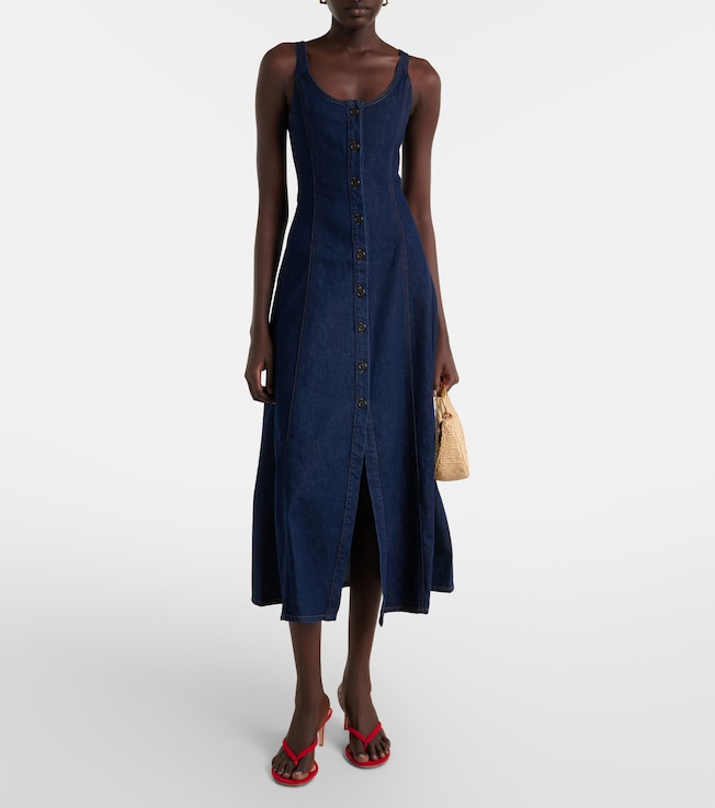 Citizens Of Humanity x Argent Farrow denim midi dress
