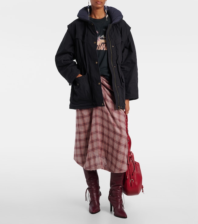 Marant Étoile Damone hooded cotton-blend jacket