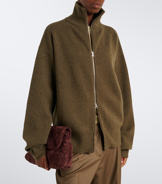 Extreme Cashmere Extreme Cashmere N°319 Xtra Out cashmere zip-up sweater