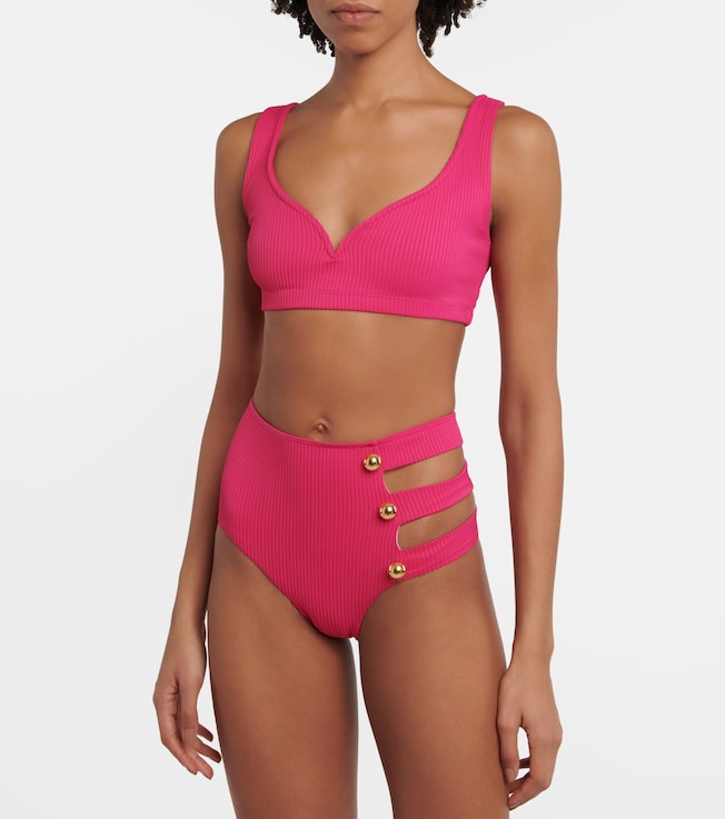 Alexandra Miro Della cutout bikini bottoms