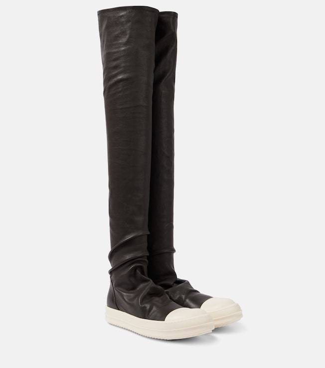 Rick Owens Stocking knee-high leather sneakers