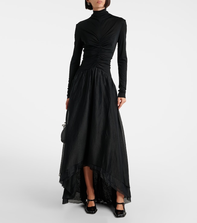 Jacques Wei Gathered maxi dress