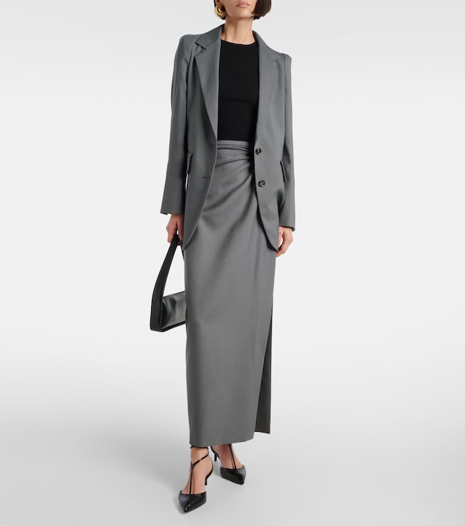 Max Mara Ebridi wool, mohair, and silk blazer
