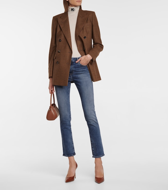 AG Jeans Mari high-rise stretch-cotton jeans