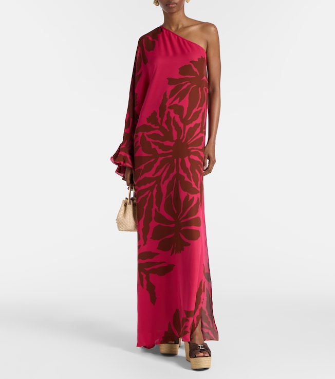 Johanna Ortiz Seville Passion silk cocktail dress