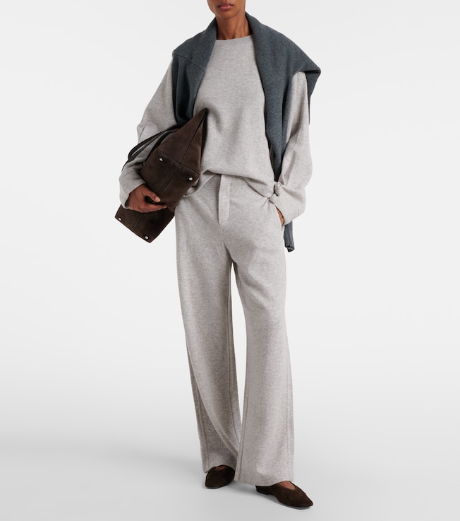 Max Mara Laude cashmere and wool sweatpants