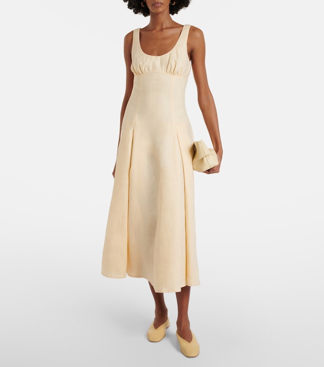 Faithfull Esme linen midi dress