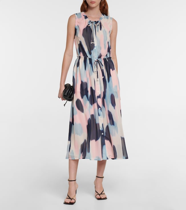 Altuzarra Aether printed midi dress