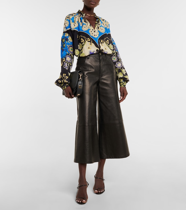 Etro Printed silk blouse