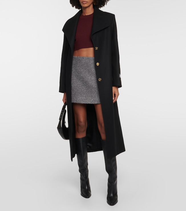 Patou Cropped cashmere wool sweater