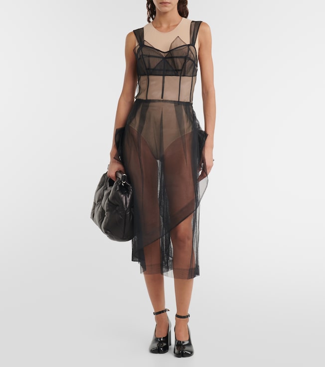 Maison Margiela Tulle midi dress