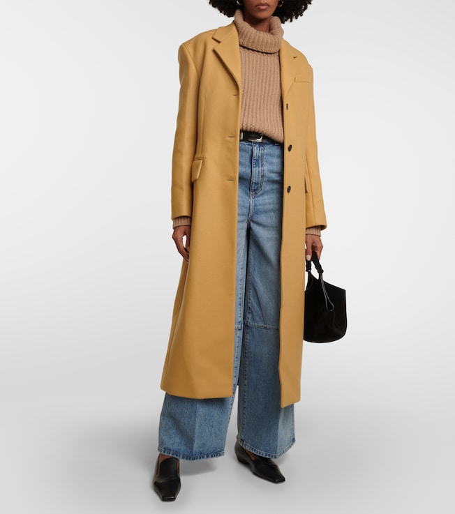 KHAITE Isla high-rise wide-leg jeans