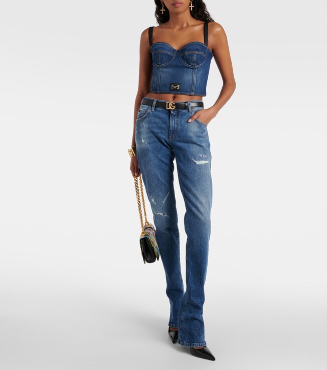 Dolce&Gabbana High-rise flared jeans
