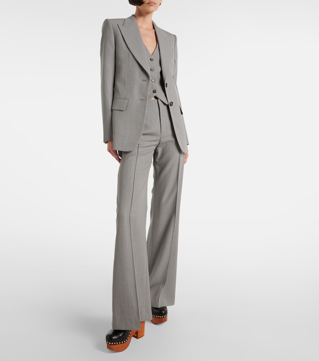 Chloé Wool flared pants