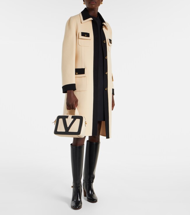 Valentino Belted wool and cashmere coat