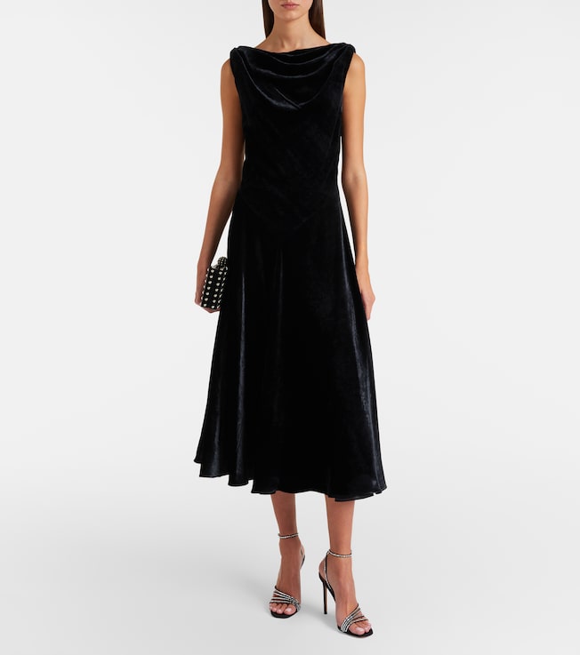 Altuzarra Drina satin midi dress