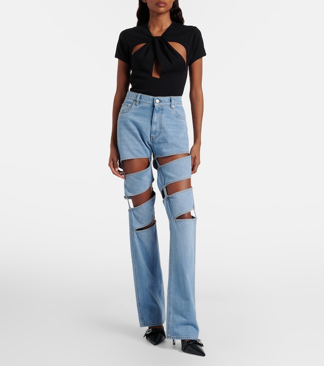 Coperni Spiral straight jeans