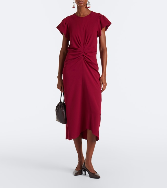 Isabel Marant Terena gathered midi dress