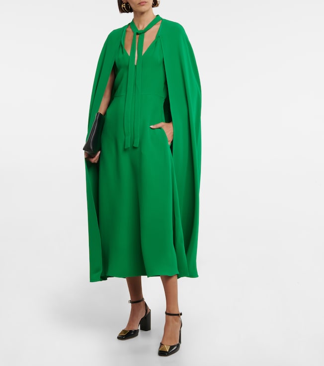Valentino Silk crêpe midi dress