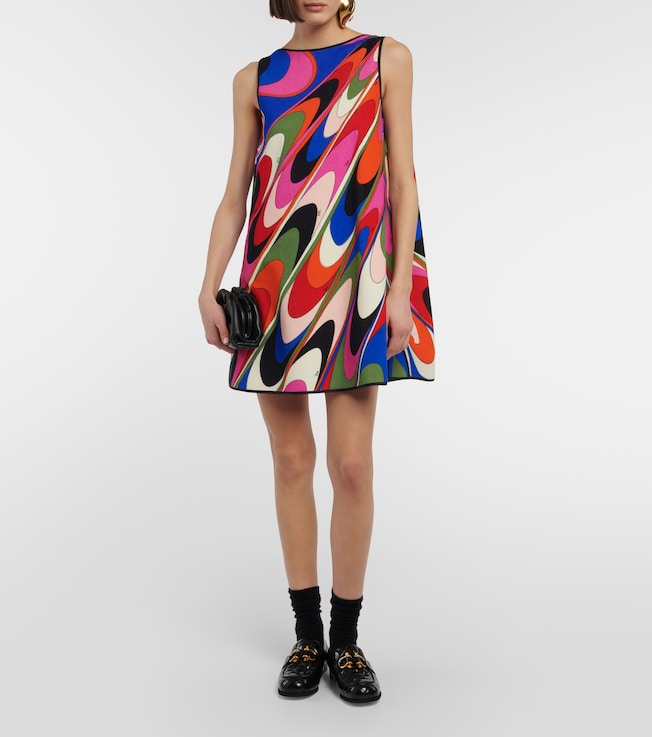 Pucci Onde cotton-blend minidress