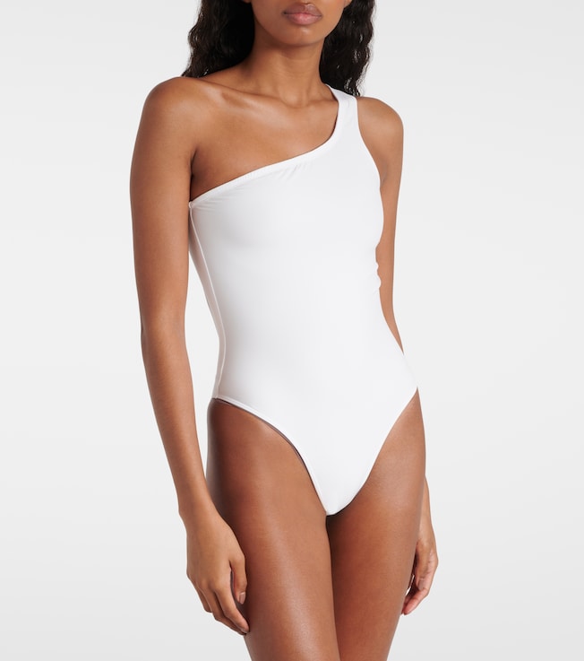 Isabel Marant Sage cutout one-shoulder swimsuit