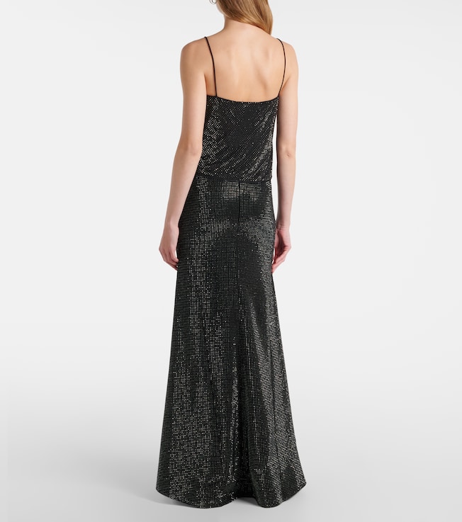 Roland Mouret Roland Mouret Embellished silk chiffon camisole