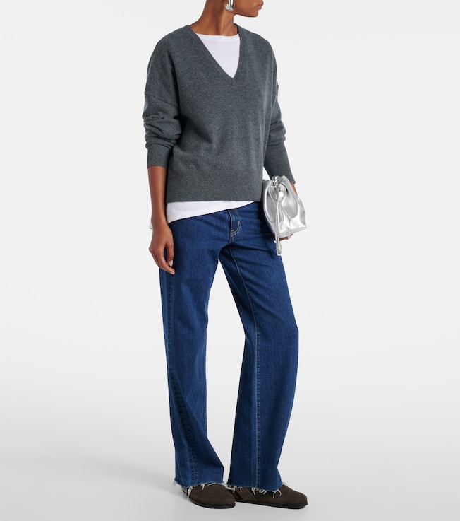 SLVRLAKE Grace high-rise wide-leg jeans