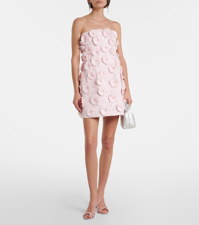 SIMKHAI Holland embellished bustier dress