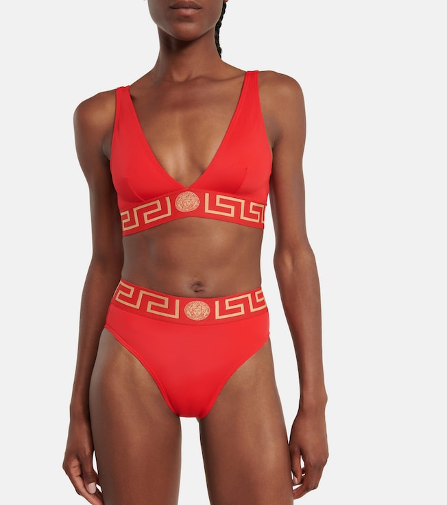 Versace Greca Border bikini bottoms