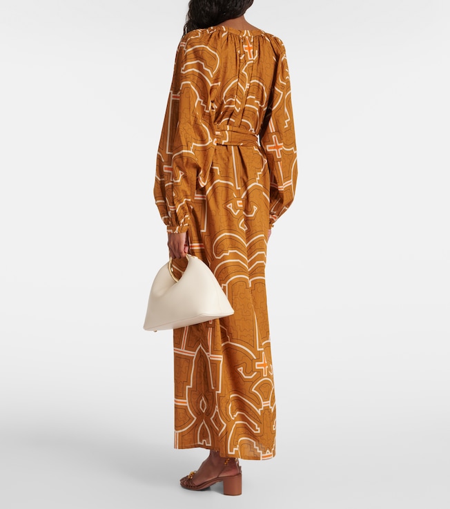 Johanna Ortiz Johanna Ortiz Printed balloon-sleeve cotton maxi dress