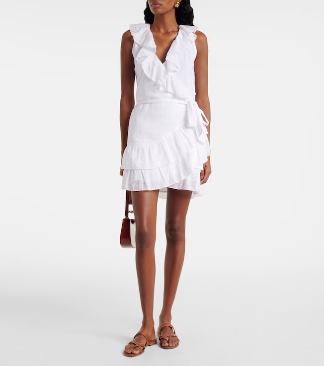 Melissa Odabash Molly open-back cotton wrap dress