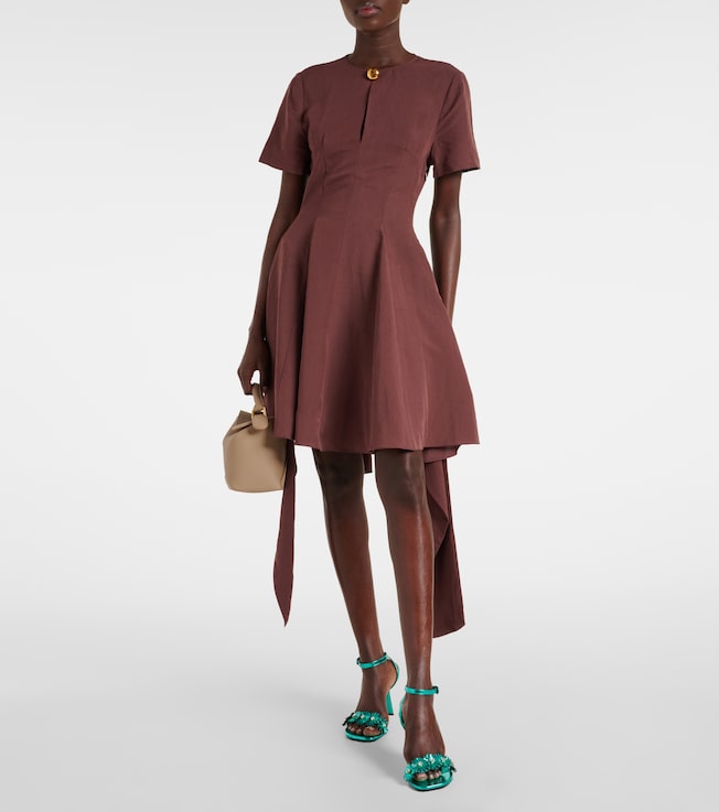Loewe Paula's Ibiza tie-detail midi dress