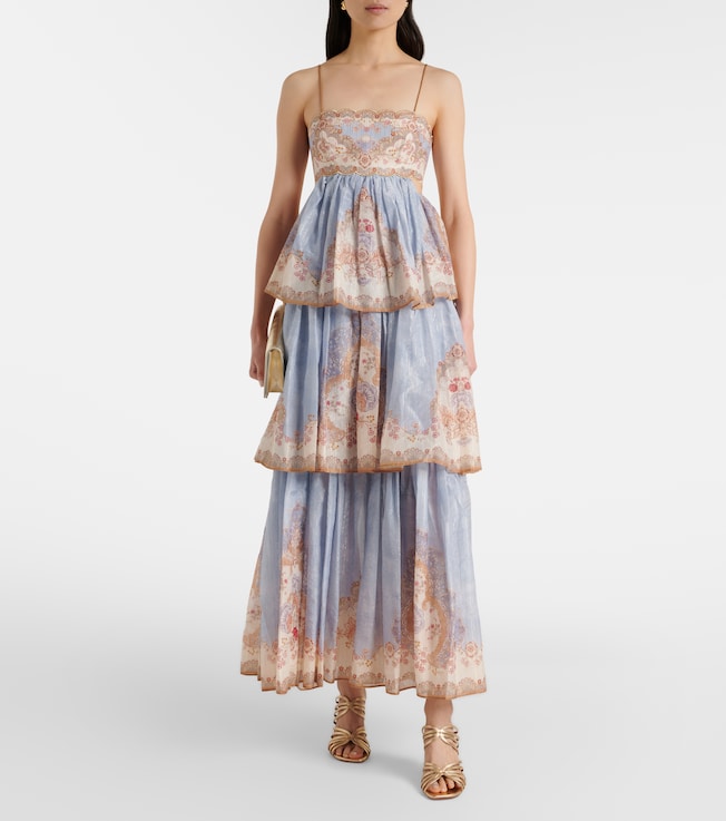 Zimmermann Daylight floral tiered maxi dress