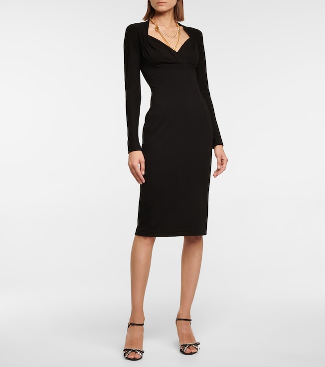 Dolce&Gabbana Stretch-jersey midi dress