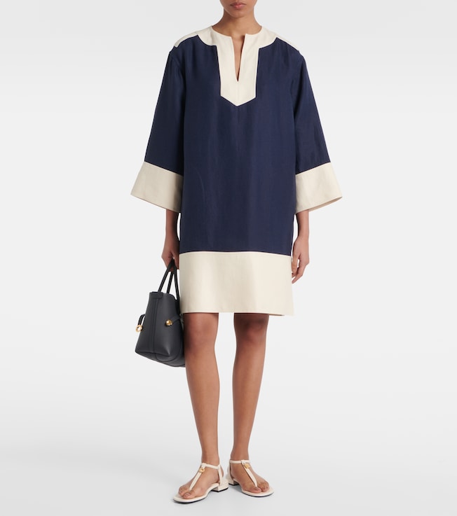 Loro Piana Colleen linen beach cover-up