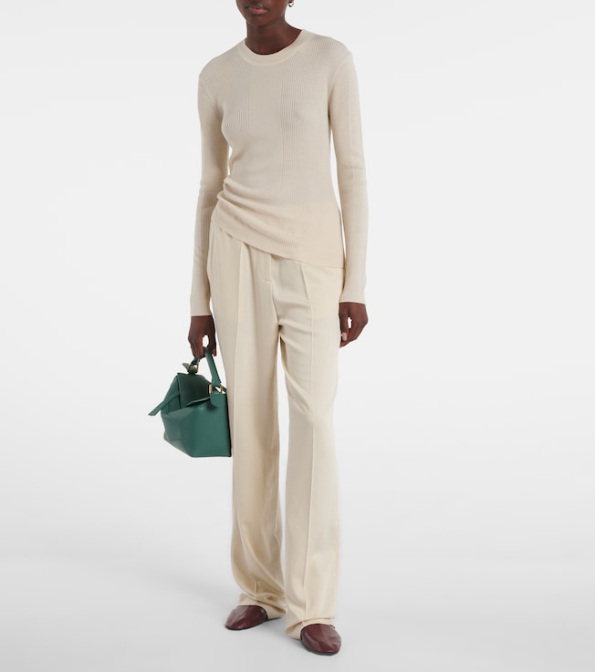 JOSEPH Ribbed-knit wool sweater