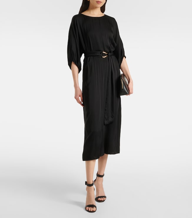  Laurel satin midi dress