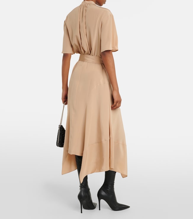 Stella McCartney Stella McCartney Silk crêpe de chine shirt dress