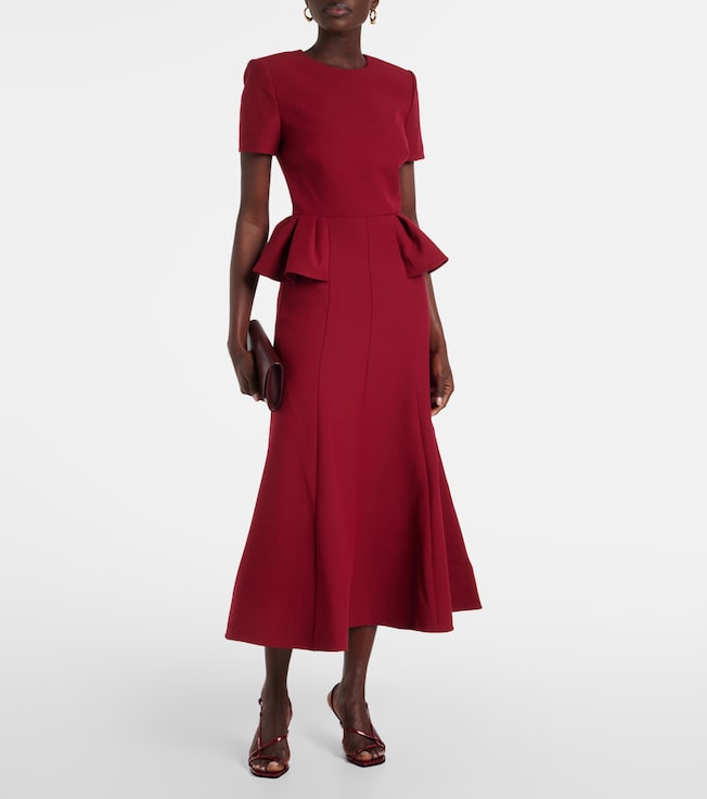 Roland Mouret Crêpe midi dress