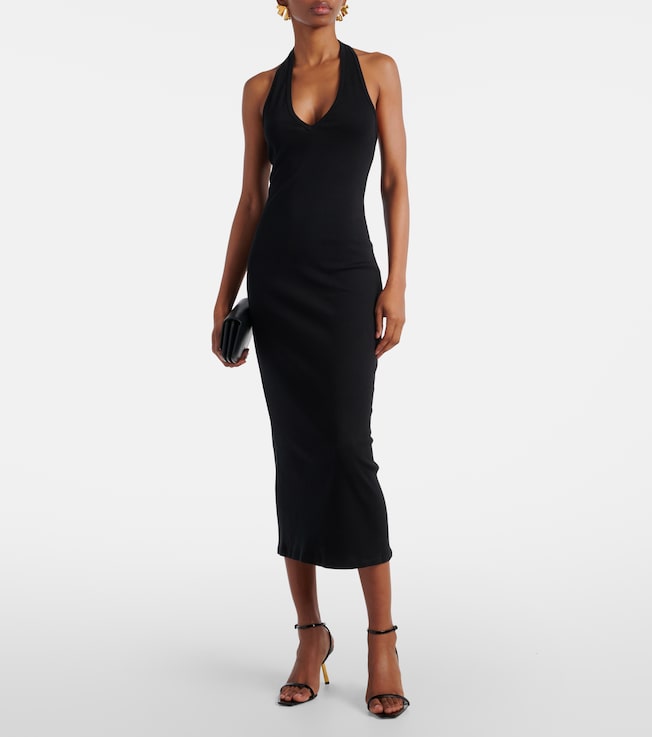 Nili Lotan Stevie cotton jersey midi dress
