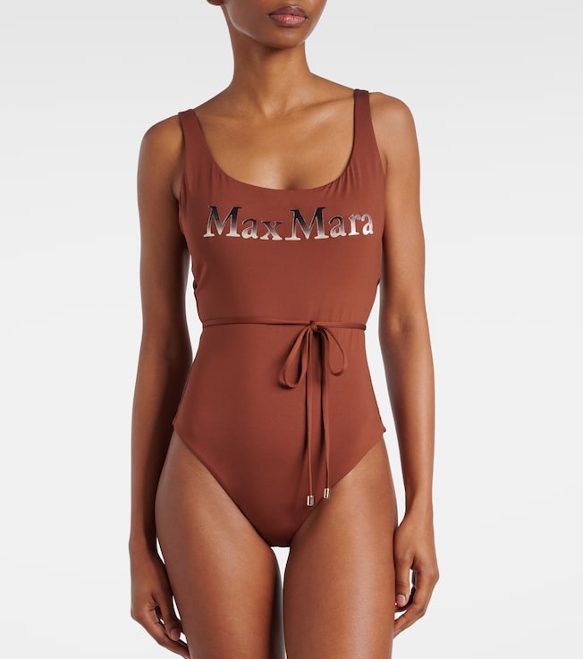 Max Mara Carisma belted swimsuit